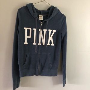 PINK zip up hoodie